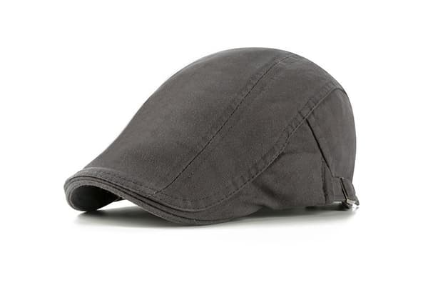 Platt topp andningsbar keps basker kepsar Mr bomullskepsar flerfärgad deep grey