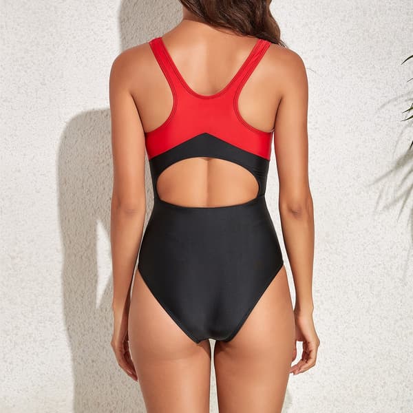Sexy badetøy for kvinner, ensfarget badedrakt, bikini-sett, strandtøy Blue S