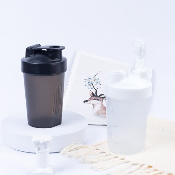 400 ml urheiluvesipullo BPA-vapaa ravistinpullo proteiinille, tiivis, leveä suu blue 400ml