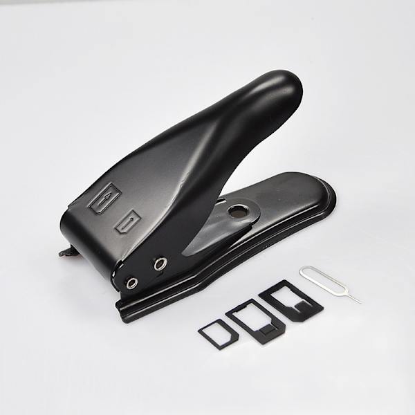 Dubbla SIM-kortskärare Micro SIM-kortskärare Micro-kortskärare Black