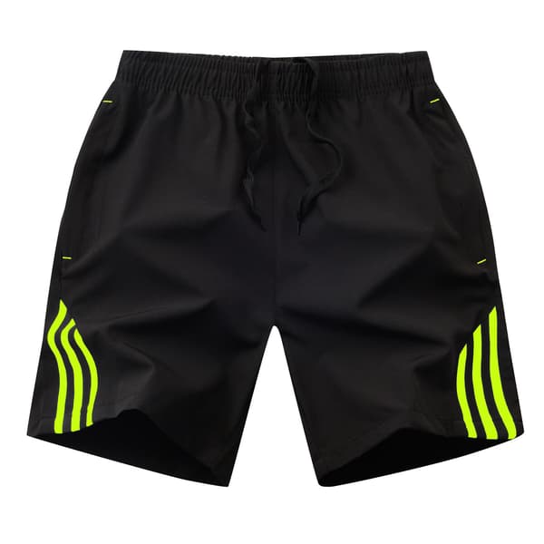 Herrshorts Trendiga Lösa Fritidsbyxor black and red m