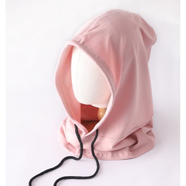 Lättviktig tunn bomullsbalaklava huva halsduk Pink