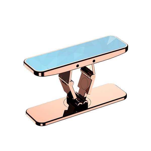Mini telefonholder sammenleggbart telefonstativ i metall Sky Blue