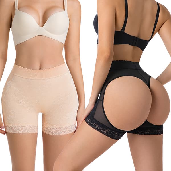 Takapuolta kohottavat push-up-muotoilualushousut S-2XL Black M
