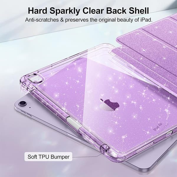 Kompatibel med iPad 10. generation 10,9 tommer, 11 tommer iPad 11. generation 11 tommer beskyttelsesetui Pink
