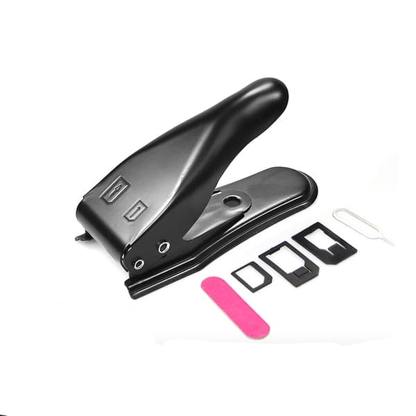 Dobbel SIM-kortkuttere Micro SIM-kortkuttere Micro-kortkuttere Black