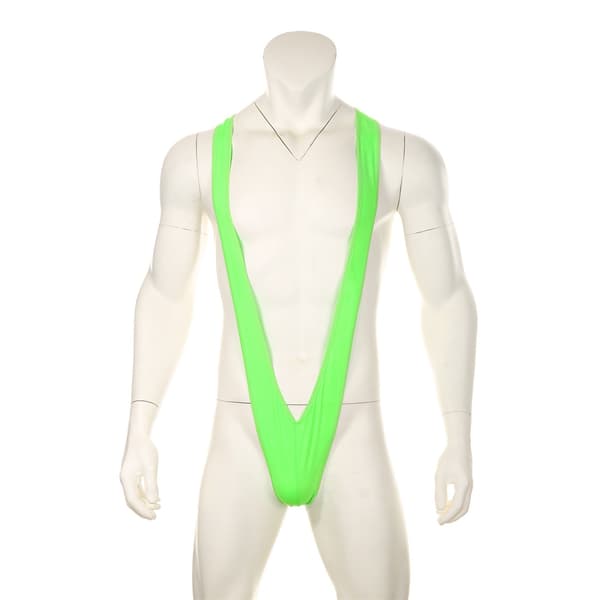 Bikini för män, stringtrosa Mankini V Sling Straps Kostym Underkläder Black One Size