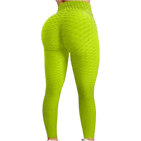 Dame leggings højtaljede yogabukser Grey 3XL