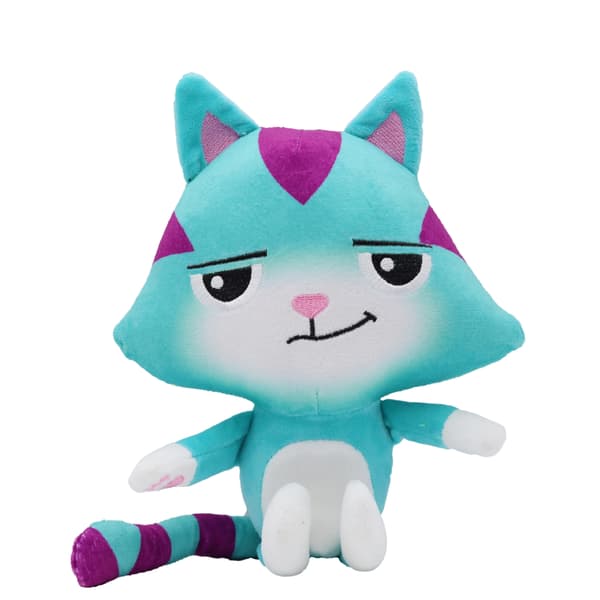 Gabbys dockskåp mjuk plyschdocka 25 cm, mjuk dockleksak för barn Red Hat Cat