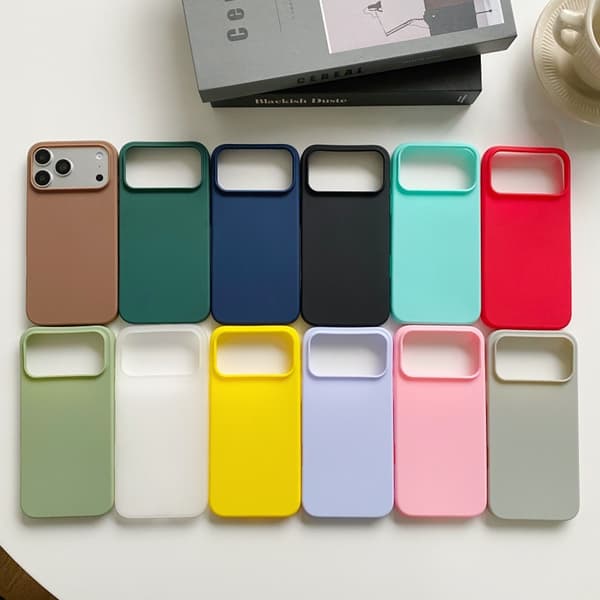 Silikonecover til iPhone 17 Pro Max, Stødsikkert Blødt Telefoncover, Fuld Beskyttelse Yellow 17