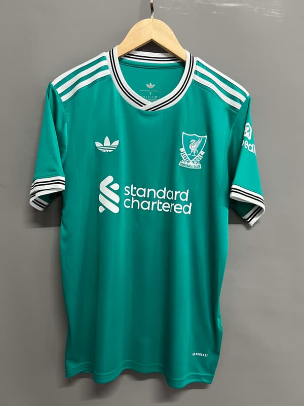 25-26 Liverpool Bortatredjetröja Fotbollströja S-2XL Third L