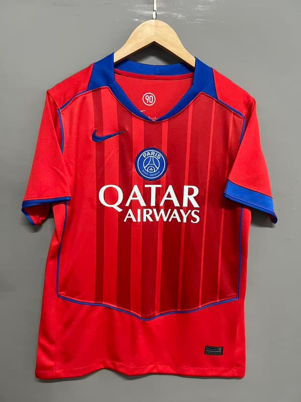 25-26 Paris Saint-Germain Bortatredjetröja Fotbollströja S-2XL Third XL