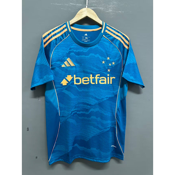 25-26 Cruzeiro Bortatredjetröja Fotbollströja S-2XL Third S