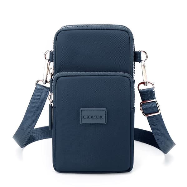 Skulderveske Mobiltelefonveske Dark Blue 19*10*6CM