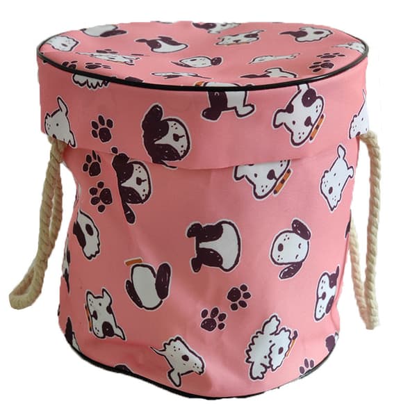 Säilytyslaatikko integroidulla leikkimatolla, eri kuoseja Pink Dog