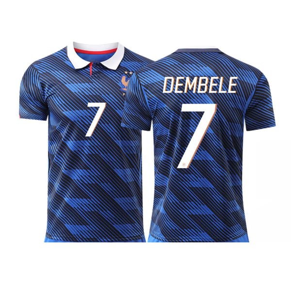26-27 Frankrike Hemmatröja Fotboll T-shirt S-2XL #20 DOUE S