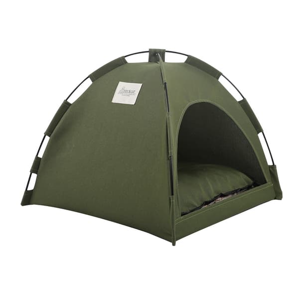 Kæledyrstelt Seng Kattehjem Tilbehør Varm Pude Møbler Sofa Kurveseng Lille Kæledyrstelt green S:35x35cm
