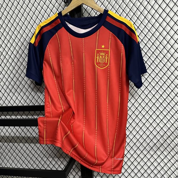 2026 VM Spanien Hemmaborta Tröja Fotbollströja S-2XL Home L