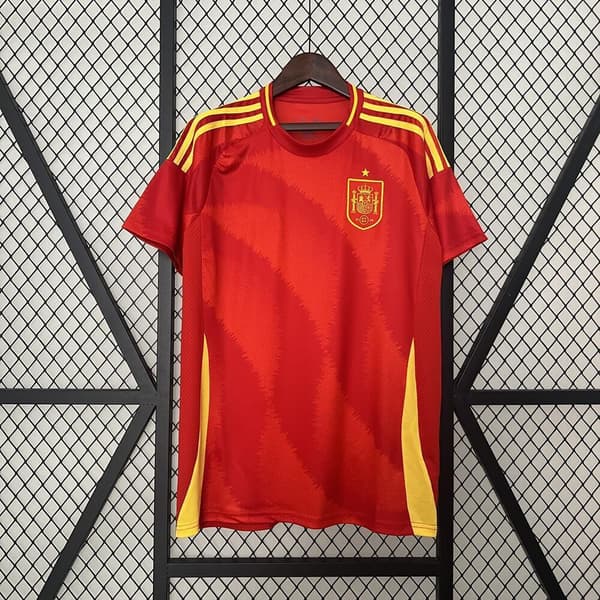 24-25 Spanien Hemmefotbollströja Träningströja, S-2XL Home XL