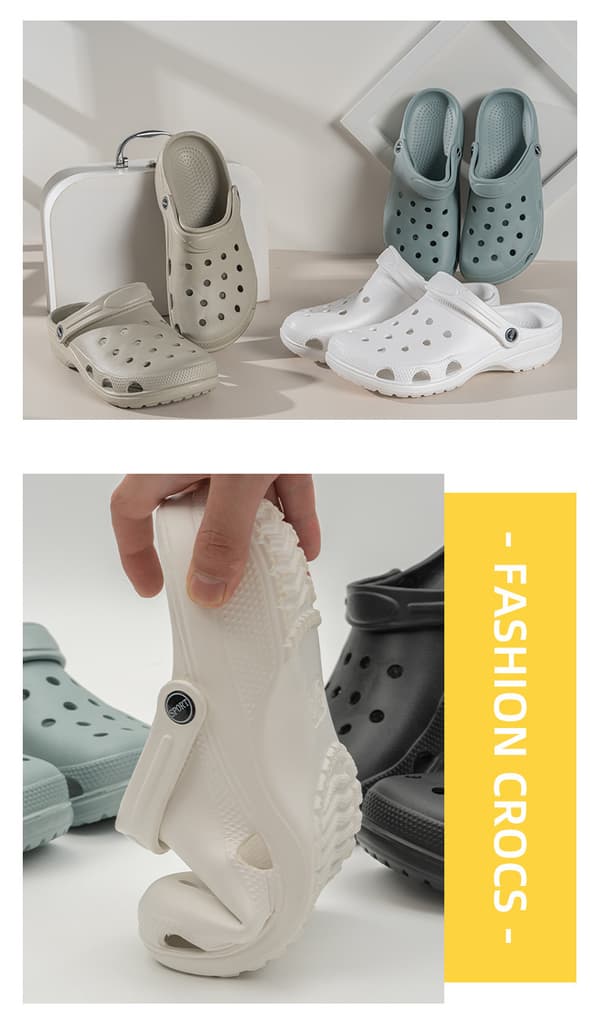 Mænds afslappede komfortable hjemmesko, åndbare slidstærke til indendørs udendørs strandhave, sommer Black 40