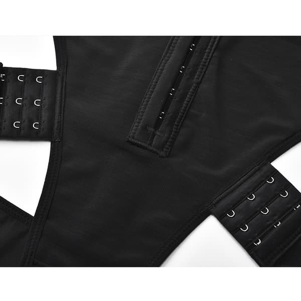 Mage Midjetränare Kvinnlig Exceptionell Shapewear 2-I-1 Hög Midja Höftlyftande Byxor Black 6XL