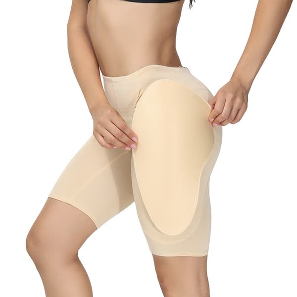Dame Shapewear Kontrolltruser Rumpe Shapewear Falske Hofter Shapewear Shorts For Kvinner black S
