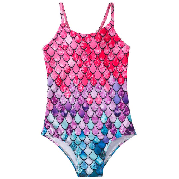 Børne piges badedragt hurtigtørrende badetøj i ét stykke heldragt YY183 100cm=3-4Y