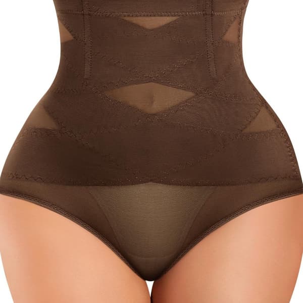 Dame Shapewear Høy Midje Shapewear Ultrafast Belte Mage Shapewear White L