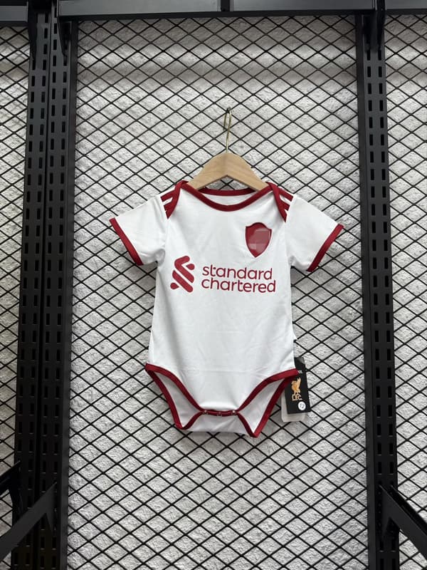 25-26 Liverpool Vieraslyhythihainen Vauvan Jalkapallobody Romper Away 12#