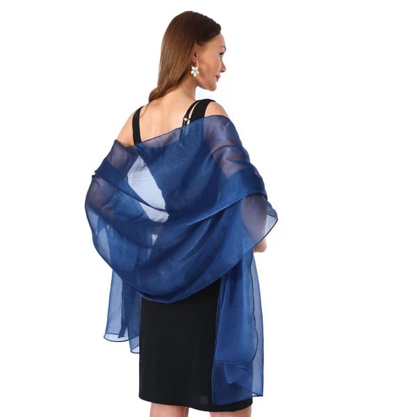 Dame skjerf Silkeaktig sateng for brud brudepiker bryllup kveldsfest formell ball skjerf Red 200*70 CM
