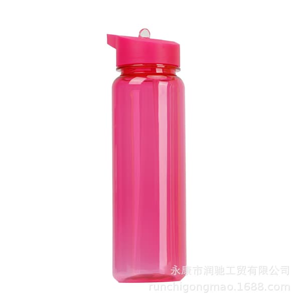 700 ml urheiluvesipullo läpinäkyvä Rose-Rose 700ml