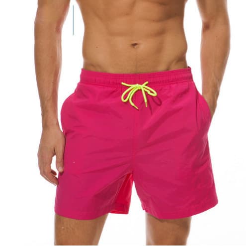 Menn Sommer Strand Uformell Kort Bukse Dark Blue M