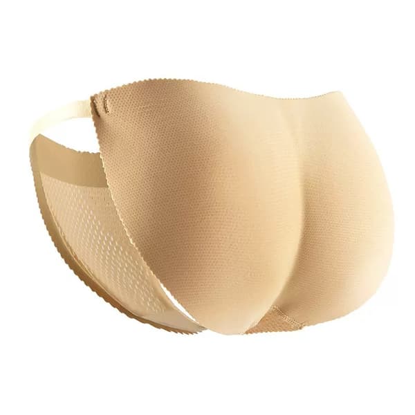 Bukser med polstring for rumpa, formende kroppsbukser Black L