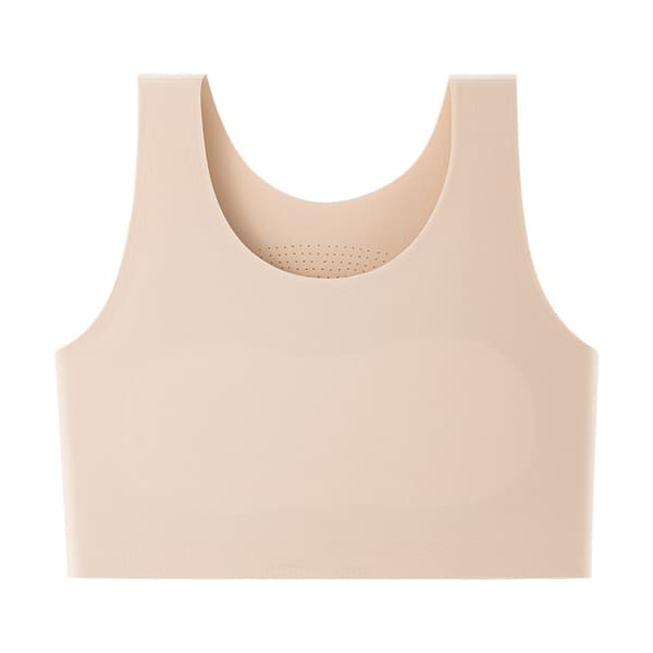Sømløs brystvest for kvinner, pustende M-3XL Black M