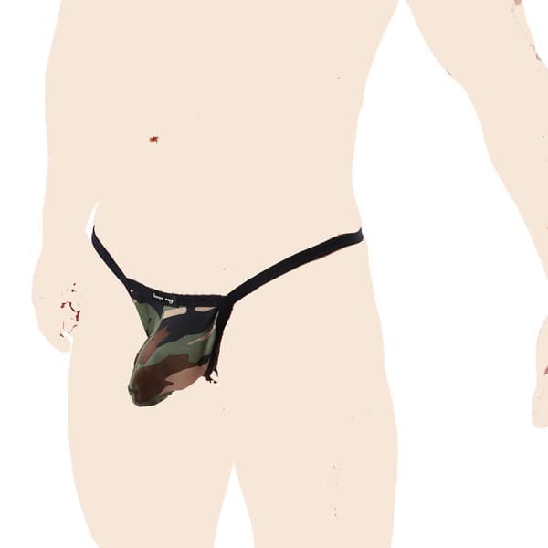 Sexy G-strenger Menn Thongs Undertøy Army Green L