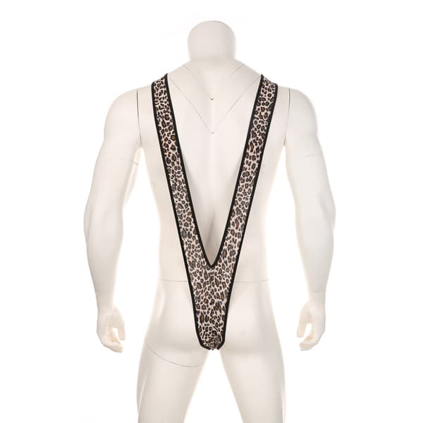 Bikini för män, stringtrosa Mankini V Sling Straps Kostym Underkläder Orange One Size