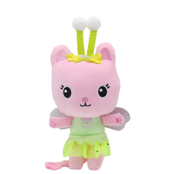 Gabbys dockskåp mjuk plyschdocka 25 cm, mjuk dockleksak för barn Red Hat Cat