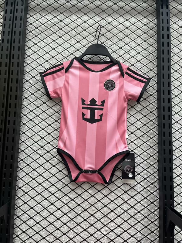 25-26 Inter Miami CF Koti Lyhythihainen Vauvan Jalkapallobody Home 9#