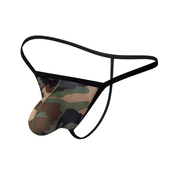 Seksikkäät G-stringit miesten stringialusvaatteet Army Green L