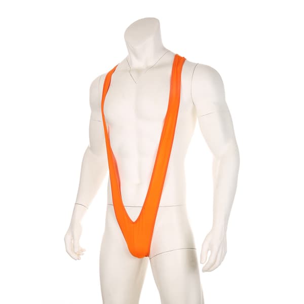 Bikini för män, stringtrosa Mankini V Sling Straps Kostym Underkläder Blue One Size