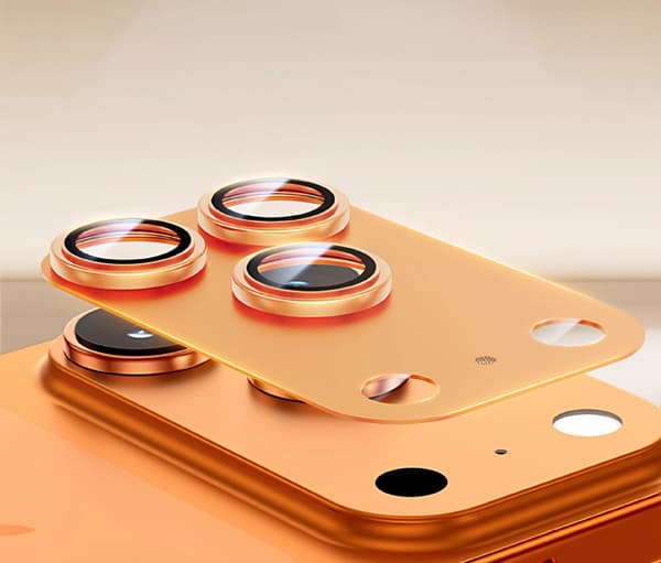 Hærdet metalglas kameraprotector til iPhone 17 Pro Max - Legeringslinsecover, linsering, kompatibel med iPhone 17 Pro Max Grey iPhone 17PROMAX