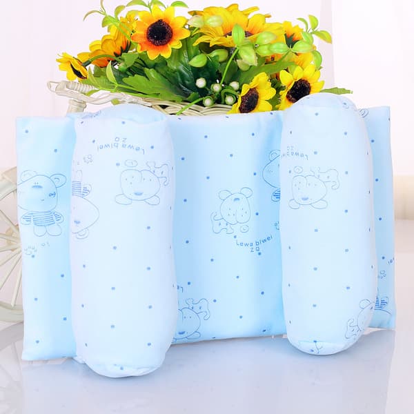 Babypute mot deformasjon Flat hode Babypute Pute Myk blue