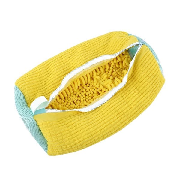 2 stk. vaskeposer til vaskemaskine genanvendelige rengøringsnetposer til sneakers Grey 2PCS