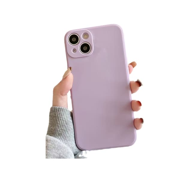 Kompatibel med iPhone 17 16 15 14 13 12 11 Pro Max Silikon Mobiltelefon Deksel Beskytter Ensfarget Grey iphone 16 plus