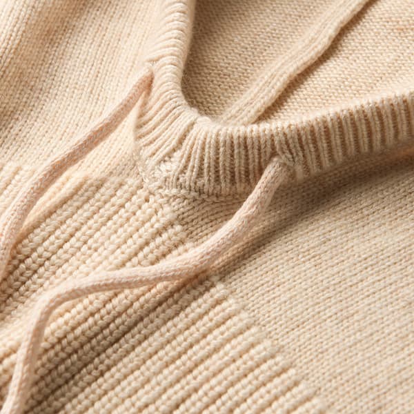 Balaclava hue til kvinder, vinter, kashmir, strikket hue, skimaske, skihue til udendørs brug Deep Grey Adjustable