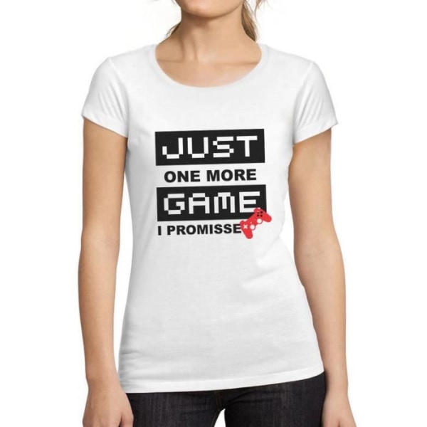 T-shirt dam Just One More Game: Fun Game Esports – Just One More Game Gaming Funny Esports – Vintage T-shirt Vit