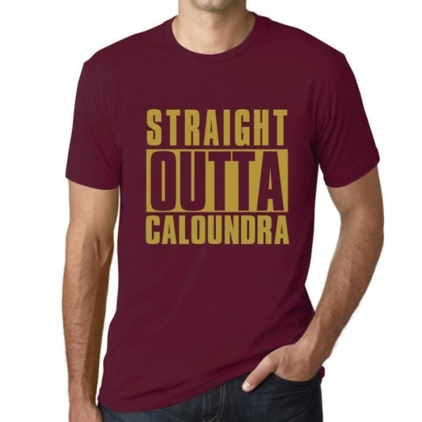 T-shirt herr Straight Outta Caloundra – Straight Outta Caloundra – Vintage T-shirt Bordeaux