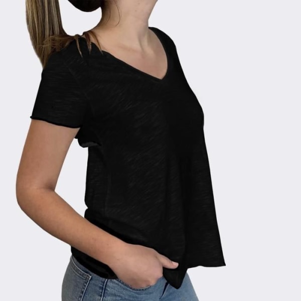 V-ringad T-shirt dam Pi Day 314 - Math Lover Teachers – Pi Day 314 - Math Lover Teachers – Vintage Black T-shirt djup svart M