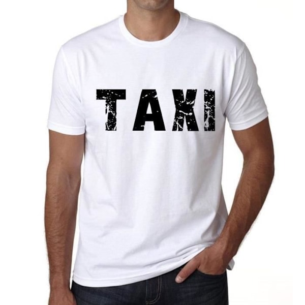 T-shirt - ULTRABASIC - Vintage - 100% Bomull - Korta Ärmar - Bekväm och Miljövänlig Vit XXXXXL