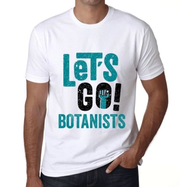 T-shirt herr Let's Go Botanists – Let's Go Botanists – Vintage T-shirt Vit